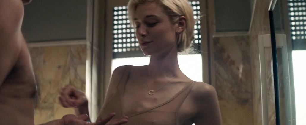 Elizabeth Debicki Sexy The Burnt Orange Heresy Nude Screen Captures