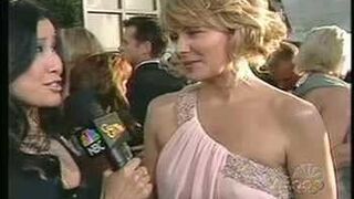 Kim Cattrall Sexy — 2003 Golden Globes Pre Show