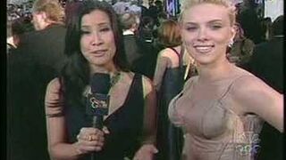 Scarlett Johansson Sexy — 2003 Golden Globes Pre Show