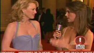 Virginia Madsen Sexy — E! Live Golden Globe Post Show