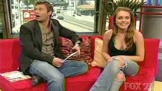 Lindsay Lohan Sexy — On-Air with Ryan Seacrest